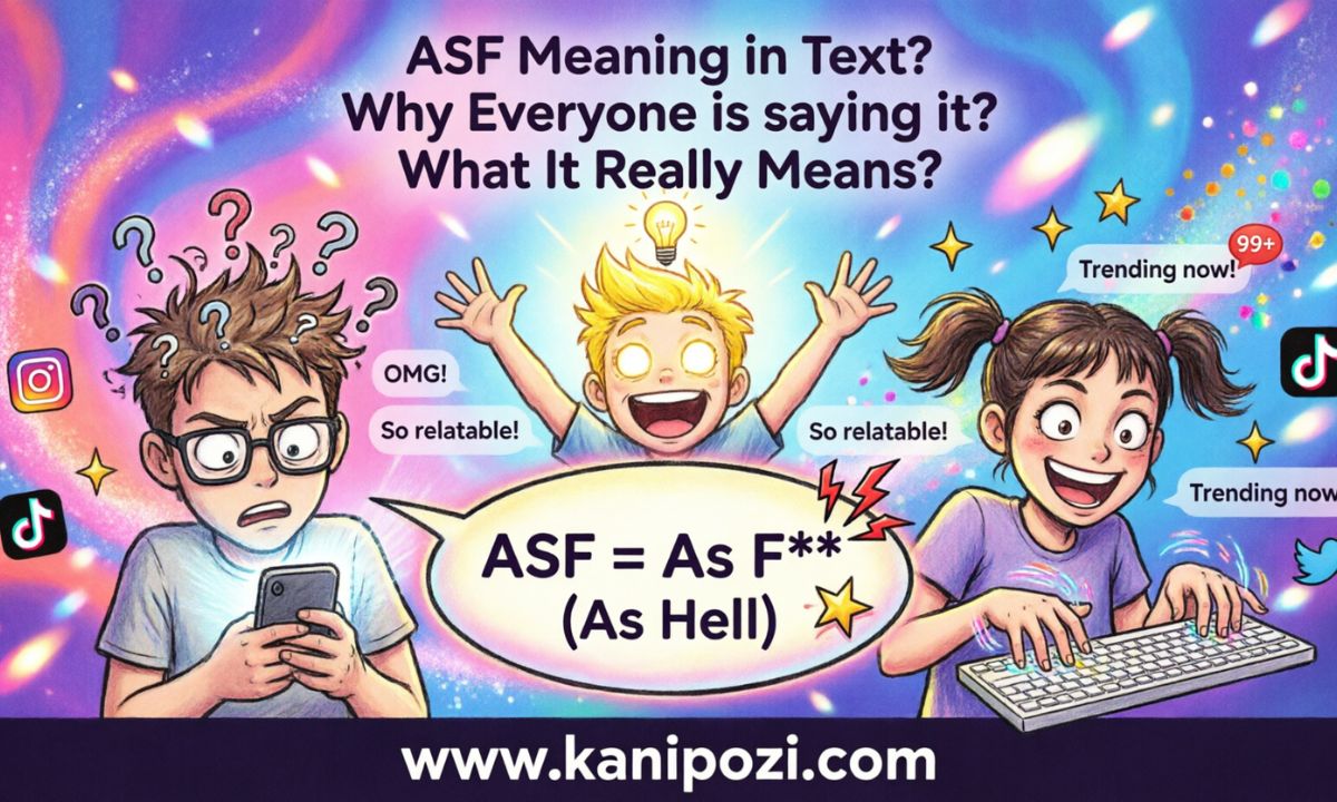 ASF Meaning in text