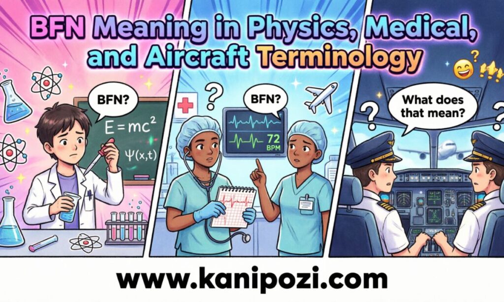 BFN Meaning in Physics, Medical, and Aircraft Terminology