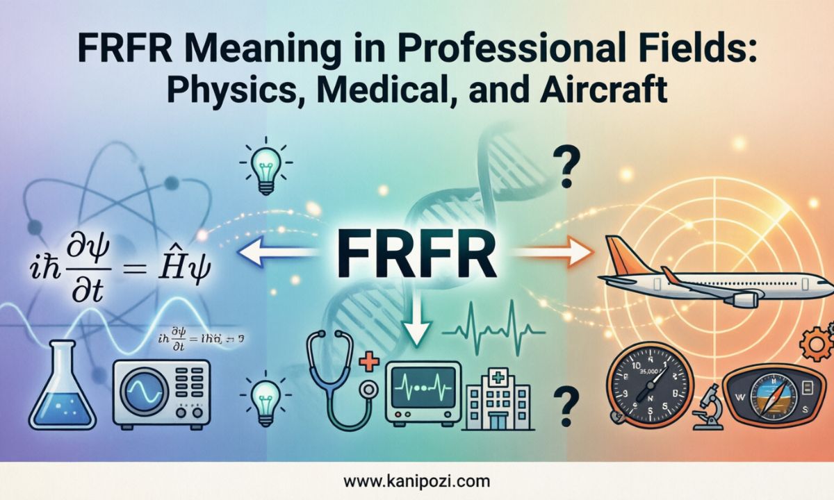 FRFR Meaning in Professional Fields