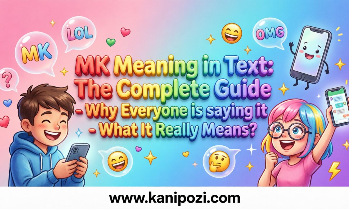 Mk meaning in text