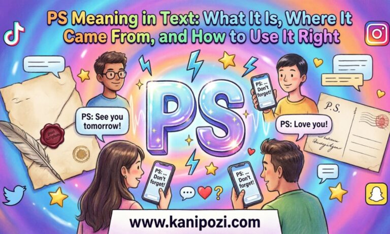 PS Meaning in Text