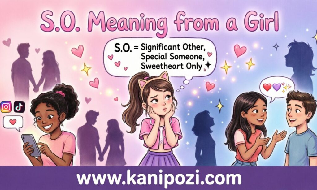 S O Meaning from a Girl