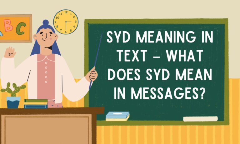SYD meaning in text