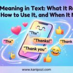 Thx Meaning in Text
