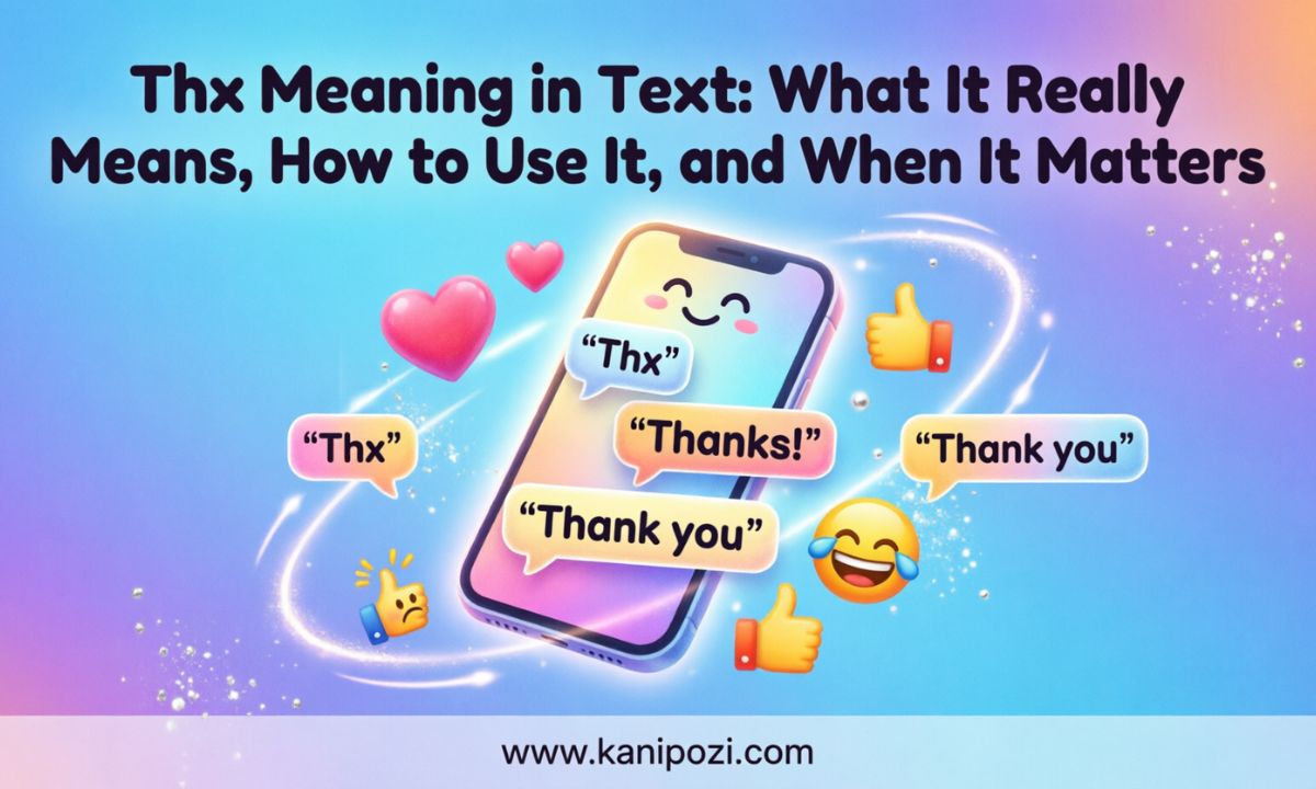 Thx Meaning in Text