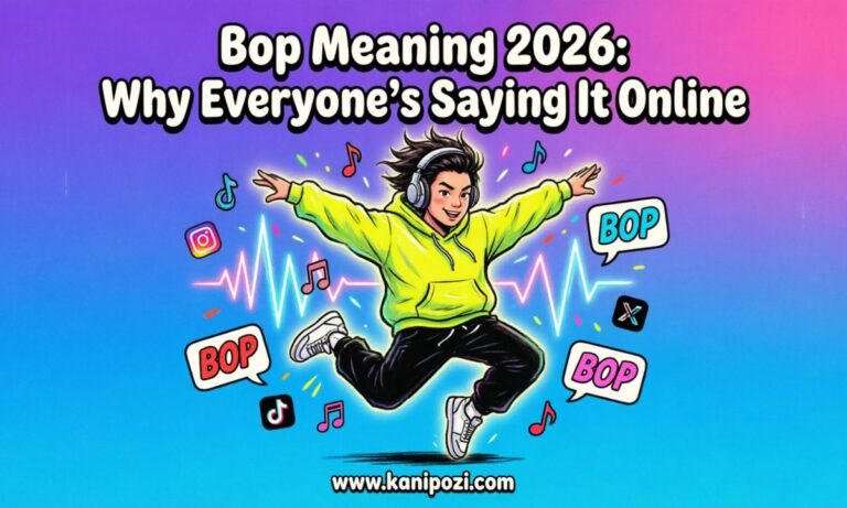 Detailed guide on bop meaning and internet slang definitions