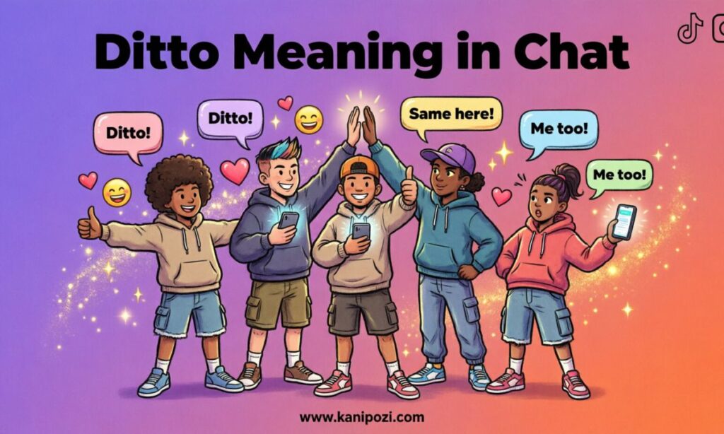 ditto meaning in chat