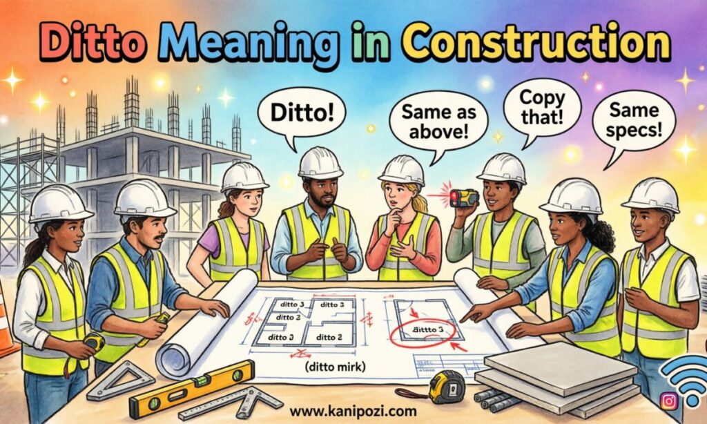 ditto meaning in construction