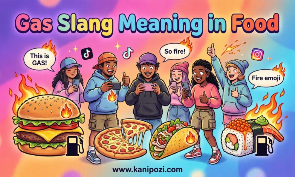 gas slang meaning in food