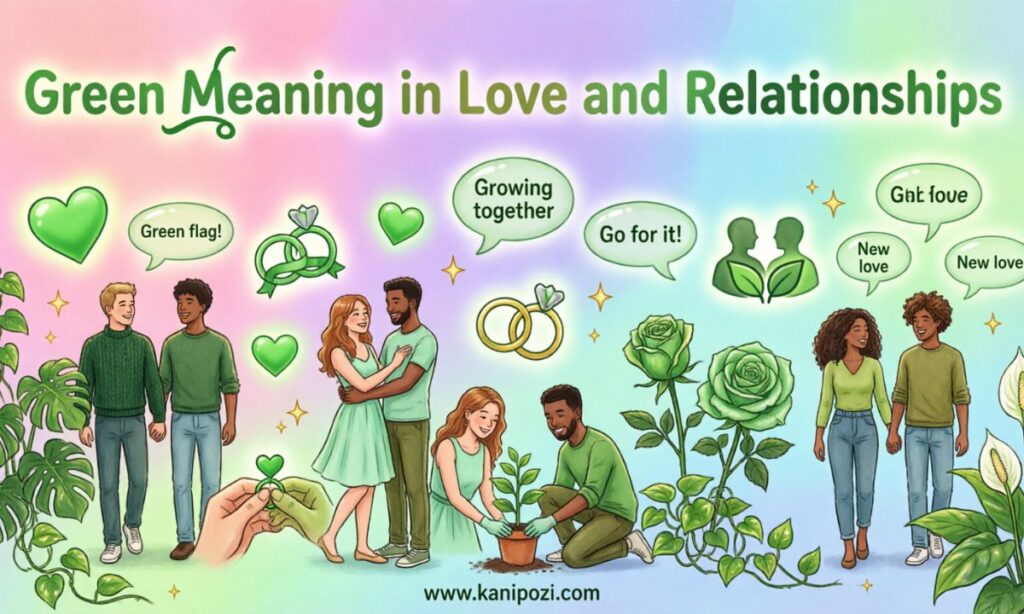 green meaning in love