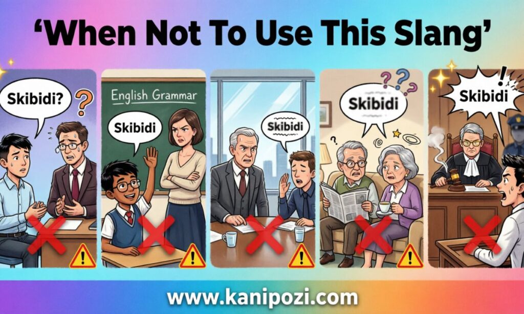 when not to use Skibidi slang