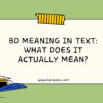 BD Meaning in Text
