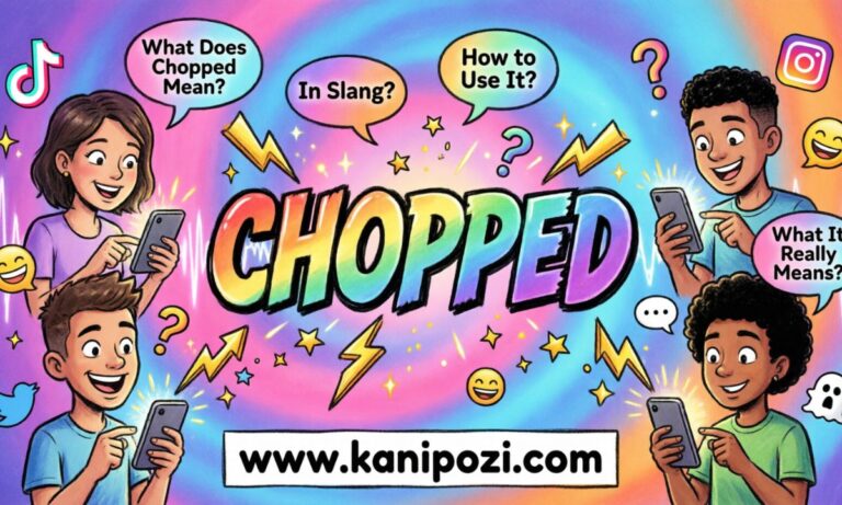 Chopped Meaning Slang