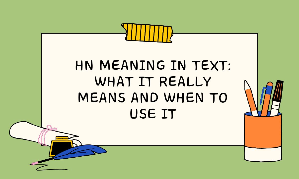 HN Meaning in Text