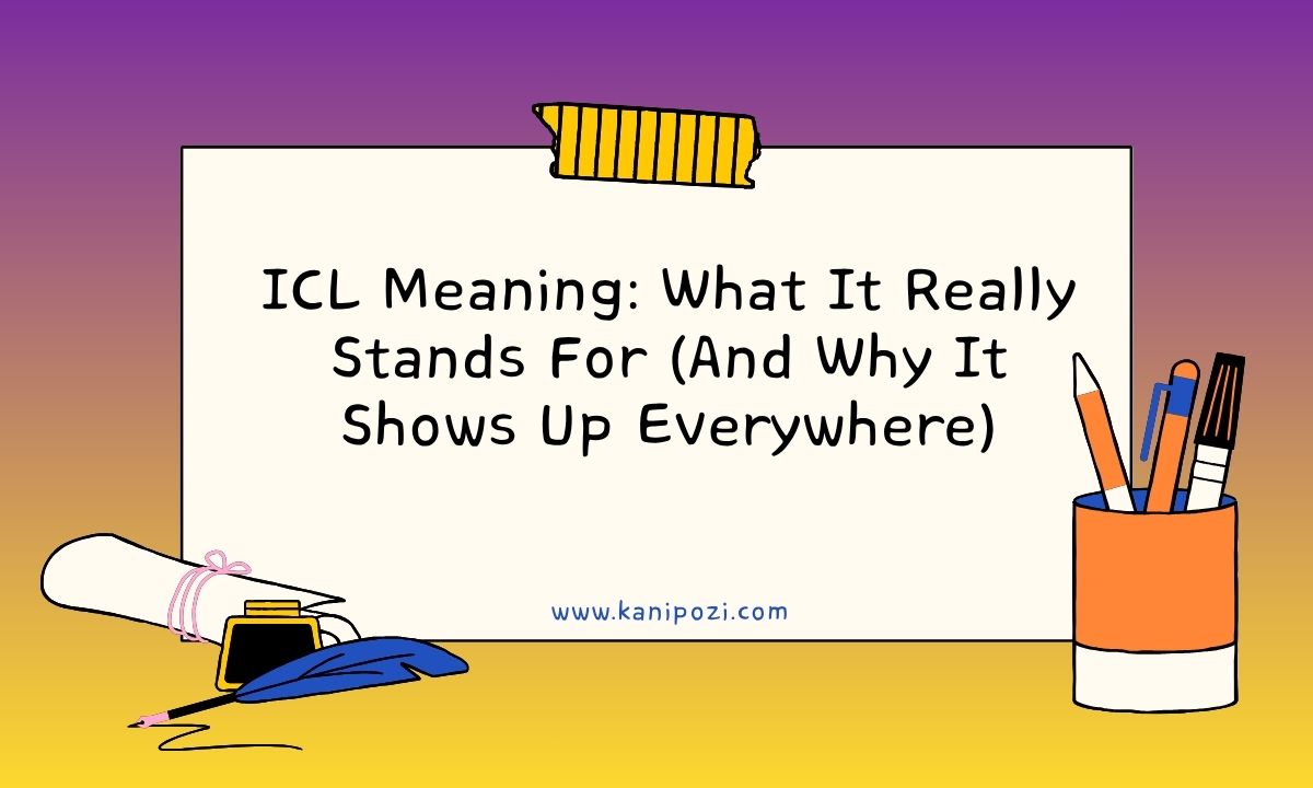 ICL Meaning