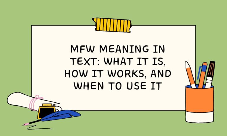 MFW Meaning in Text