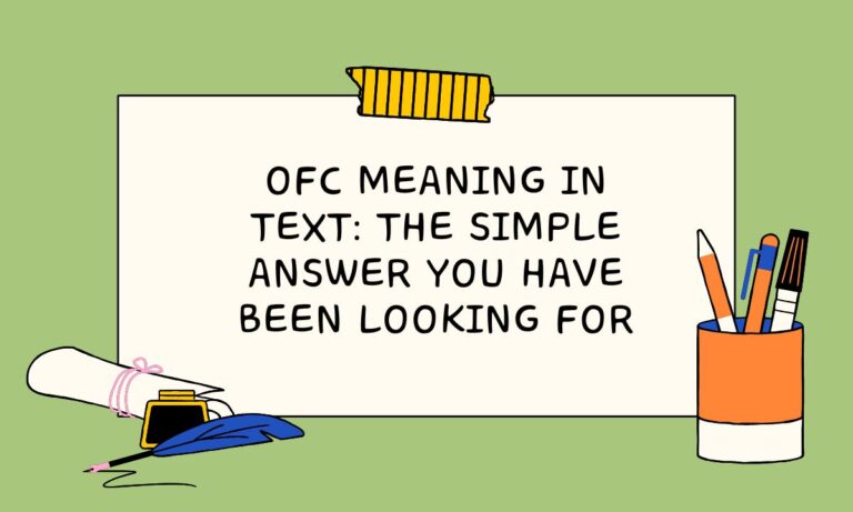 OFC Meaning in Text