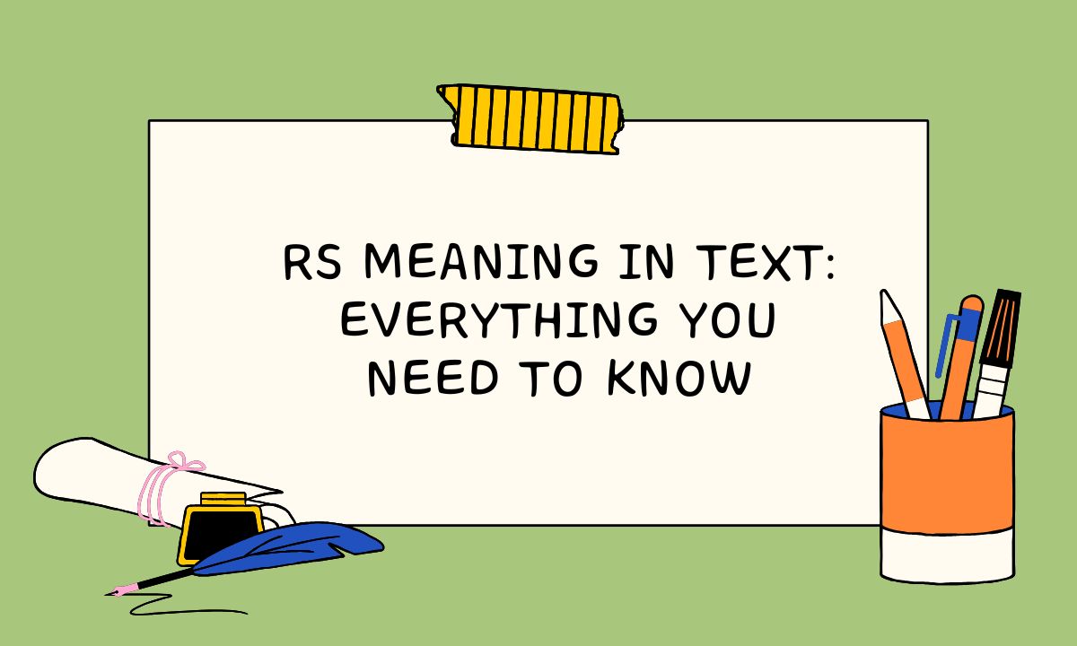 RS Meaning in Text