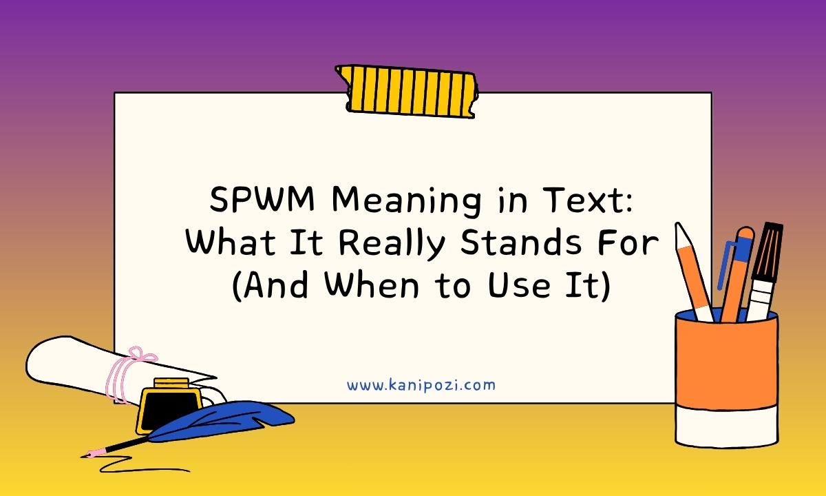 SPWM Meaning in Text