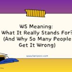 WS Meaning