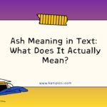 Ash Meaning in Text