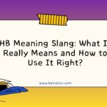 HB Meaning Slang