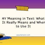 HY Meaning in Text
