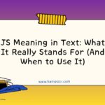 JS Meaning in Text