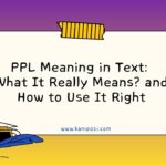 PPL Meaning in Text