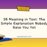 SB Meaning in Text