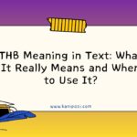 THB Meaning in Text