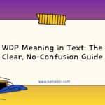WDP Meaning in Text