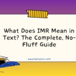 What Does IMR Mean in Text